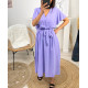 Robe longue printemps-été : fluidité et élégance en 12 coloris - Découvrez notre nouvelle collection PE1138 BLEU ROYAL