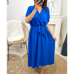 Robe longue printemps-été : fluidité et élégance en 12 coloris - Découvrez notre nouvelle collection PE1138 BLEU ROYAL