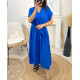 Robe longue printemps-été : fluidité et élégance en 12 coloris - Découvrez notre nouvelle collection PE1138 BLEU ROYAL