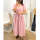 Robe longue printemps-été : fluidité et élégance en 12 coloris - Découvrez notre nouvelle collection PE1138 BLEU ROYAL