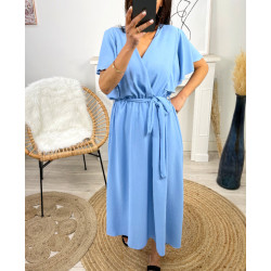 Robe longue printemps-été : fluidité et élégance en 12 coloris - Découvrez notre nouvelle collection PE1138 BLEU ROYAL
