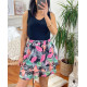 JUPE COURTE IMPRIMEE 1162I1 NOIR