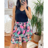 JUPE COURTE IMPRIMEE 1162I1 NOIR
