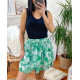JUPE COURTE IMPRIMEE 1162I1 VERT