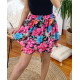 JUPE COURTE IMPRIMEE 1162I2 NOIR
