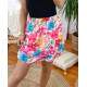JUPE COURTE IMPRIMEE 1162I2 BLANC