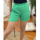 SHORT TAILLE HAUTE 9578 VERT