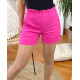SHORT TAILLE HAUTE 9578 FUSHIA