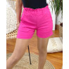 SHORT TAILLE HAUTE 9578 FUSHIA