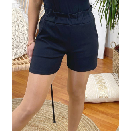 SHORT TAILLE HAUTE 9578 NOIR